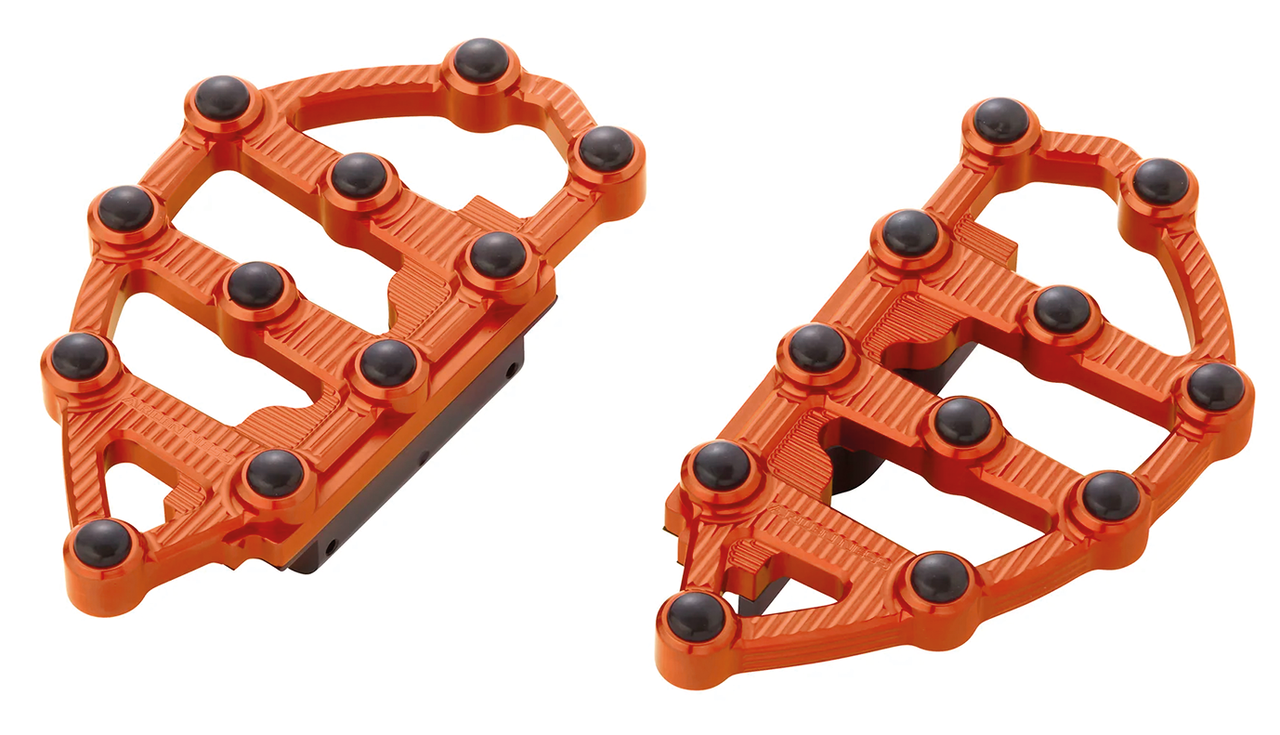 Ness MX Passenger Floorboards - Orange