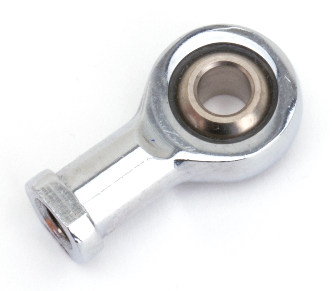 PM Ball rod end 1/4"eye, 1/4 UNF thread