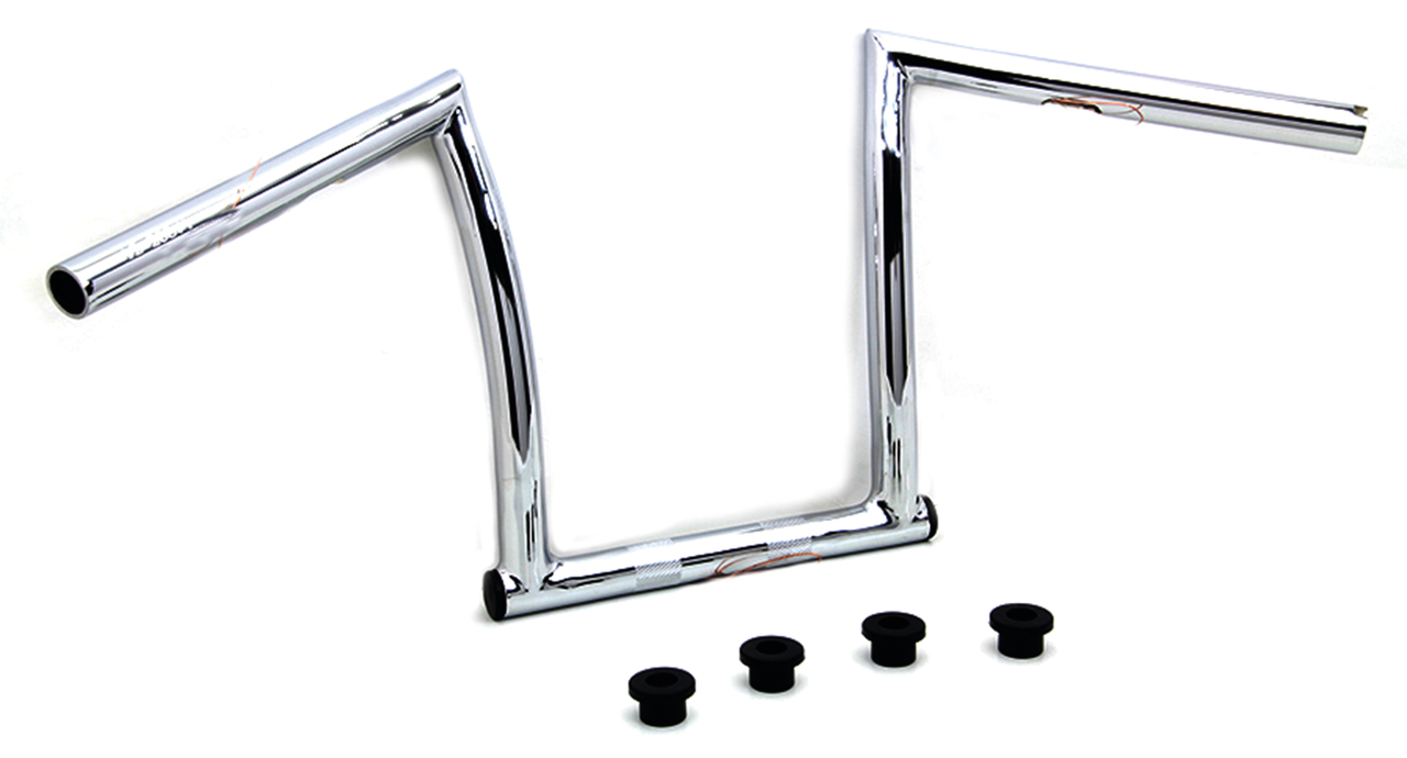 11" ChiZeled Bar 1" Chr Dimpled TBW