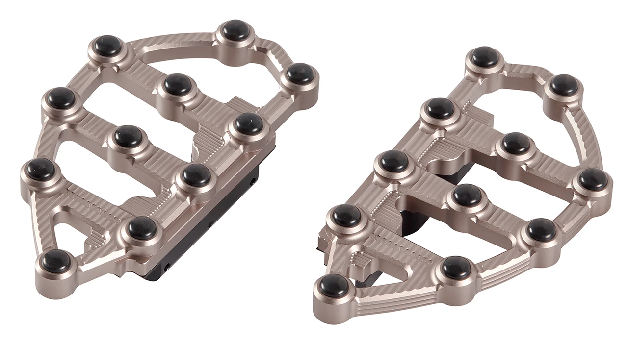 Ness MX Passenger Floorboards - Titanium