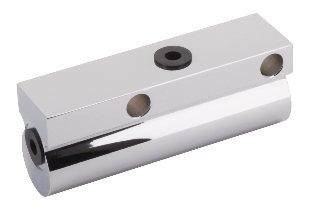 Chrome Remote master cylinder FLH/T86-91