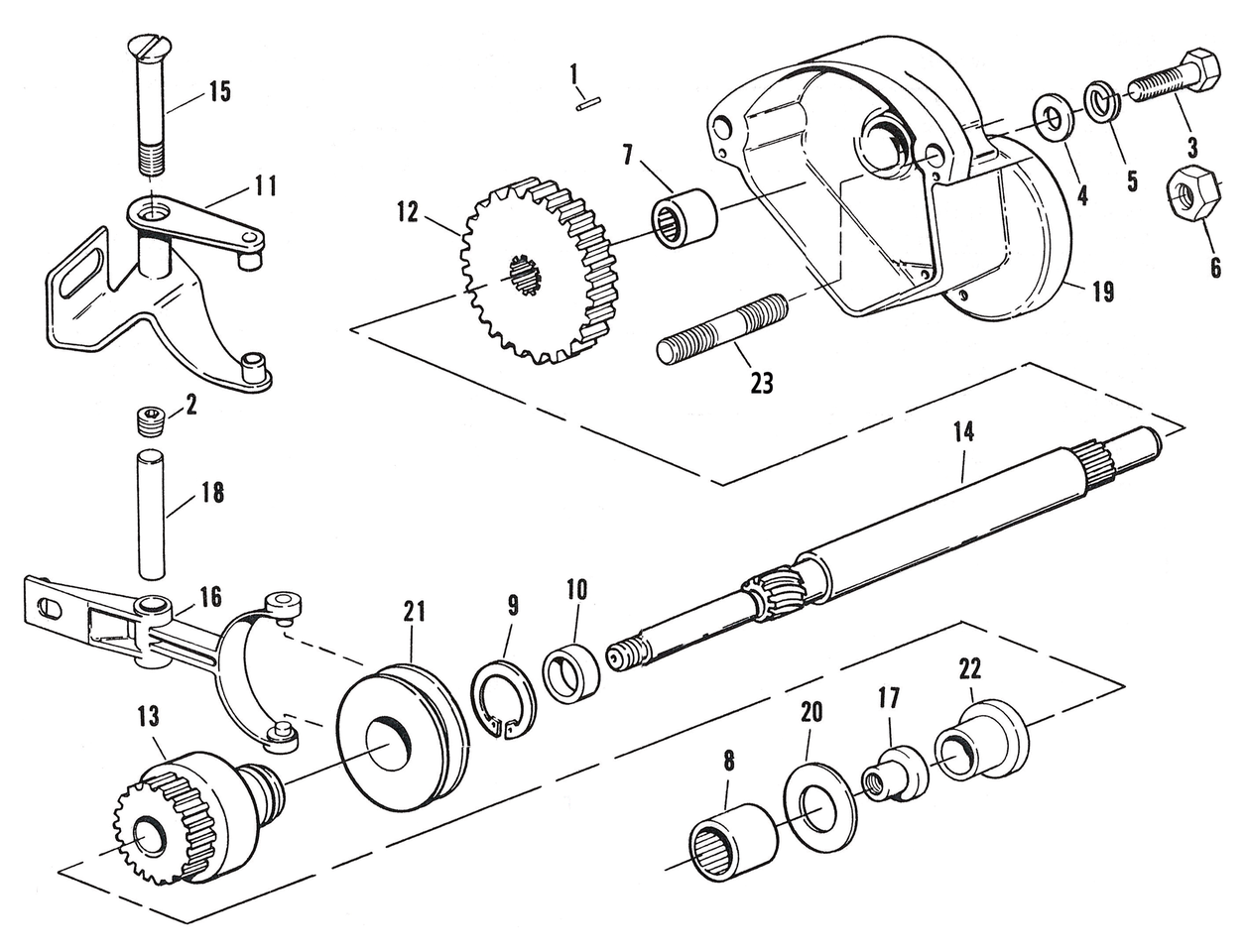 Starter shaft spacer