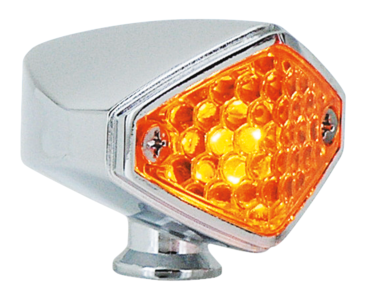 GZP Diamond marker light chrome amber