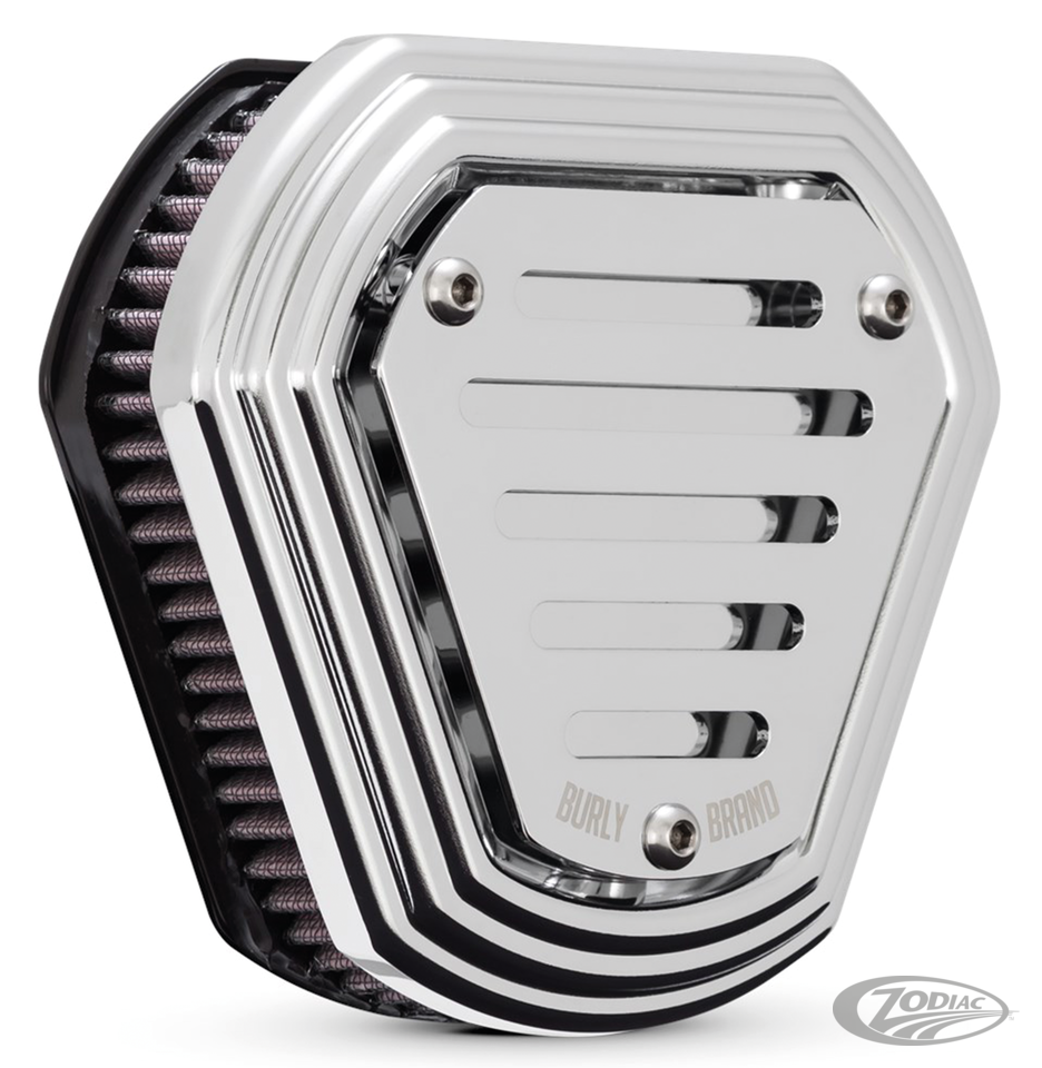BURLY HEX AIR CLEANER BT93-17 Chr