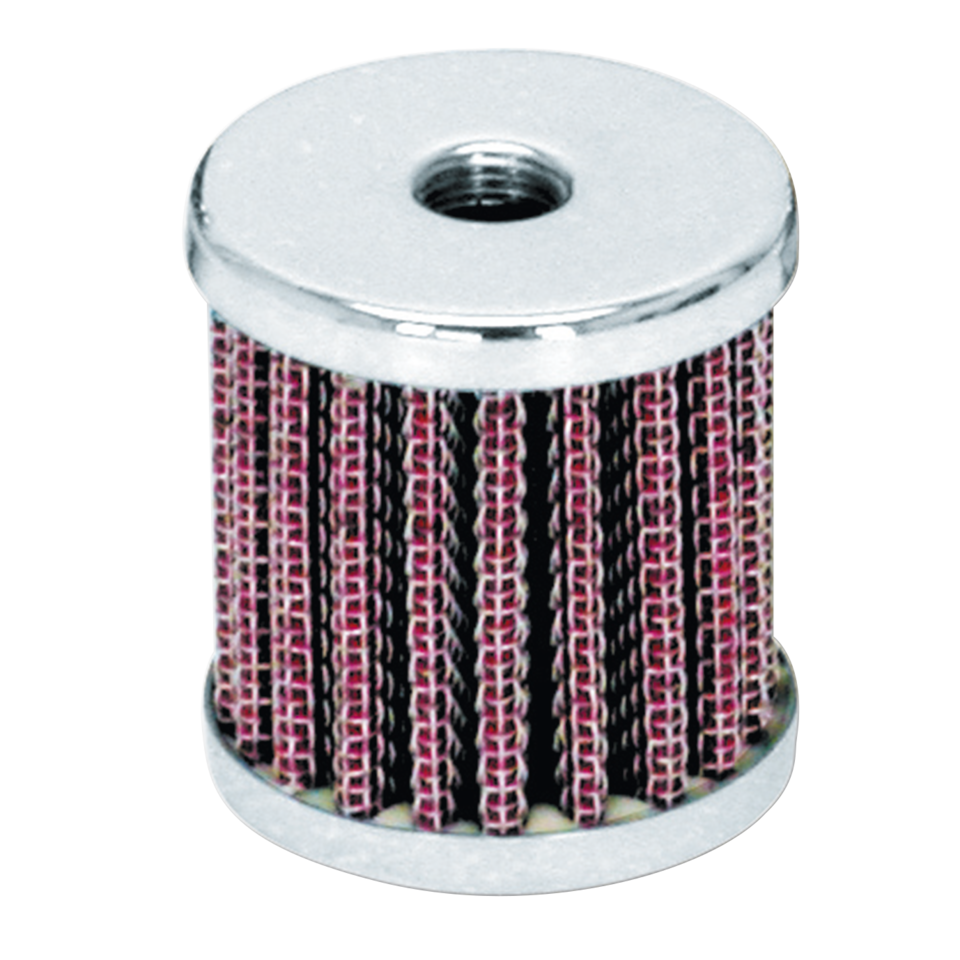 GZP Chr crankcase breather w 1/8" NPT th