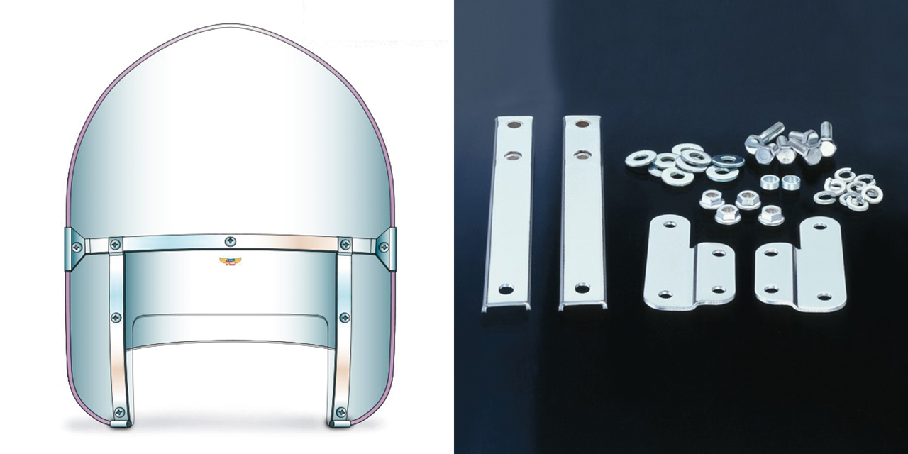 Beaded H-Duty 49-59 style clear