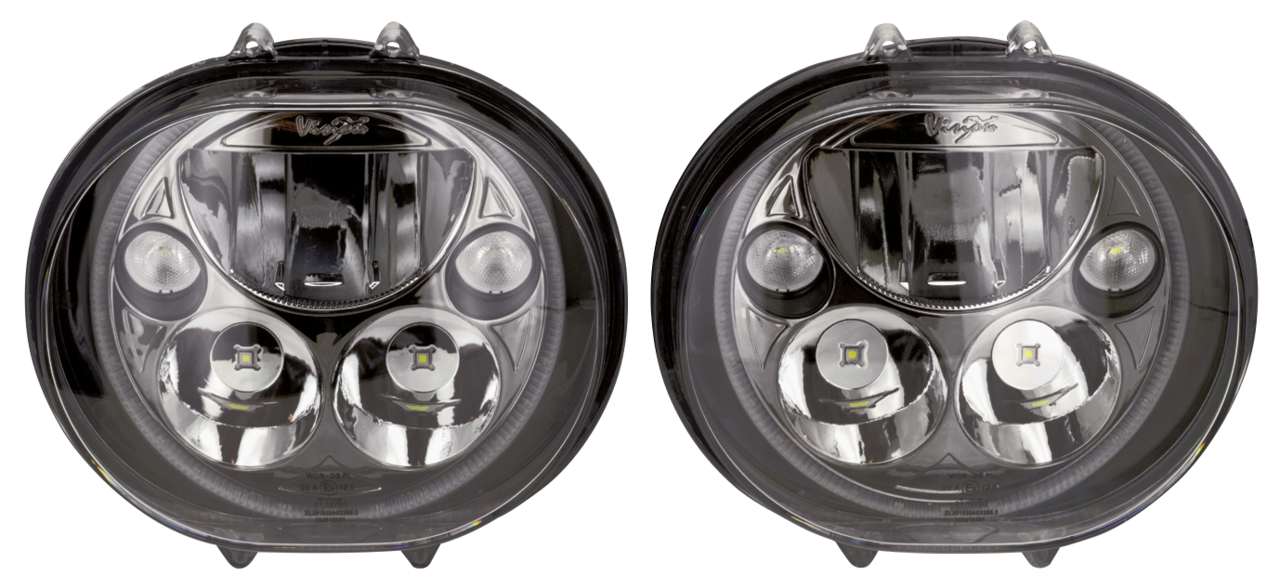 Vision X oval 5.75" Blk with halo kit