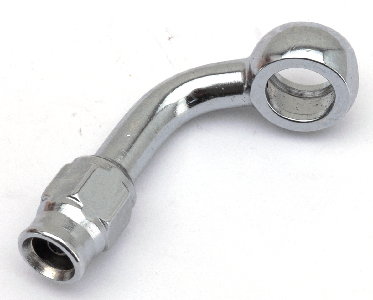 Brake line banjo 3/8"/10mm 70degr. chrom