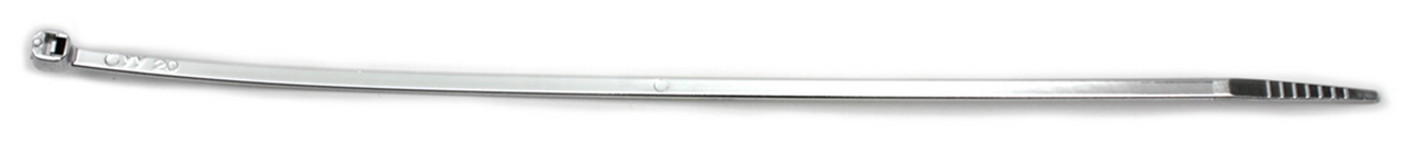 25-pack Nylon Tie Straps 7" Chrome