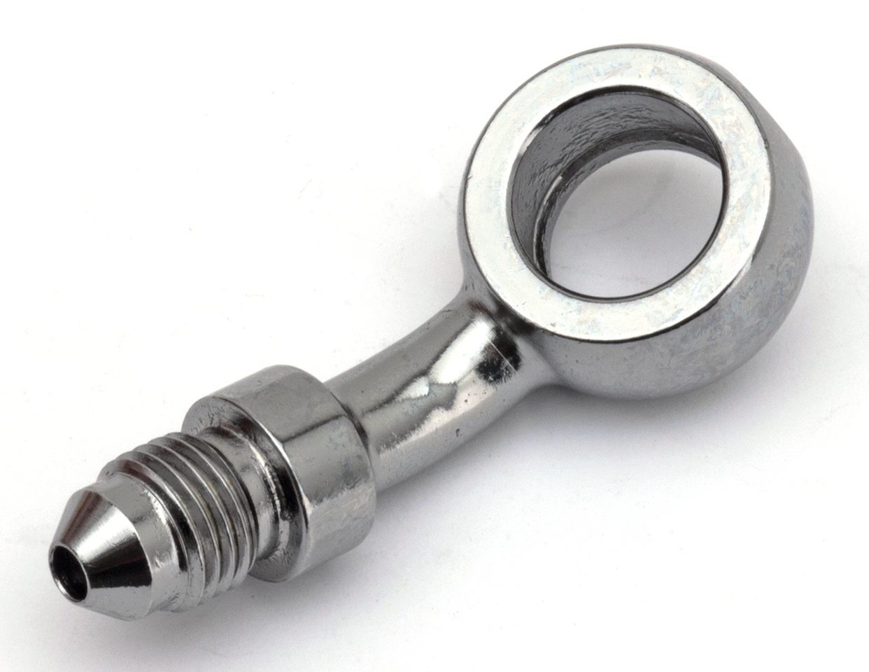 M12 banjo fitting 20degr. Chrome
