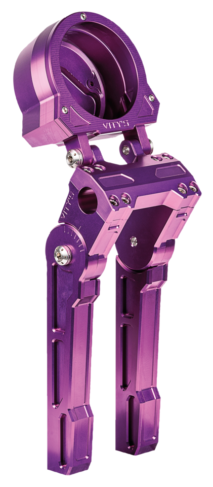 10" Adj. Risers/Gauge Purple FXLRS22-Up