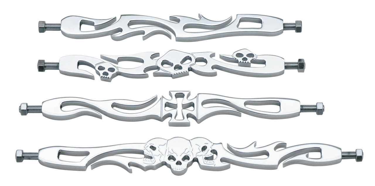 GZP Shift rod Flame Billet Alu Chr 9"