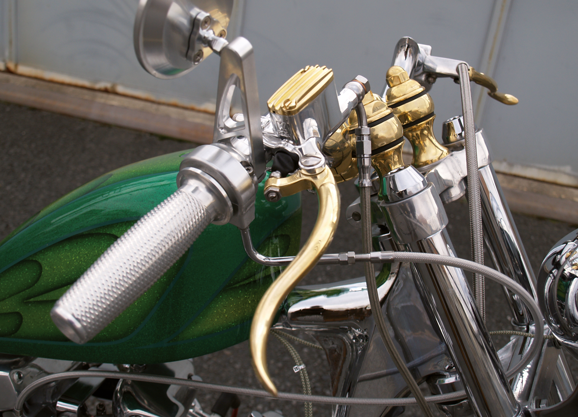 K-Tech Deluxe m/c 14mm polish alu/brass