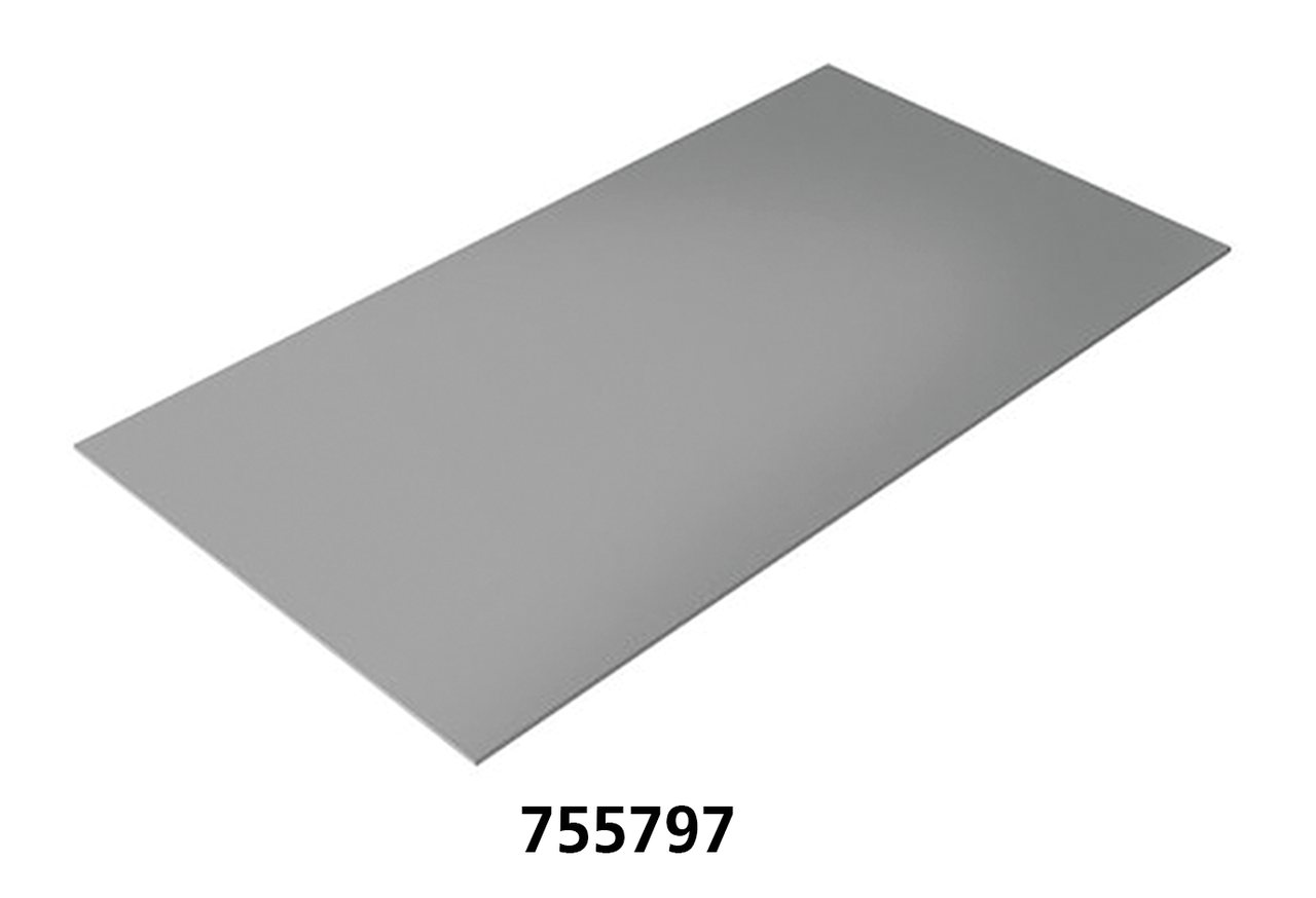 Aluminum plate 2 mm 58x38cm