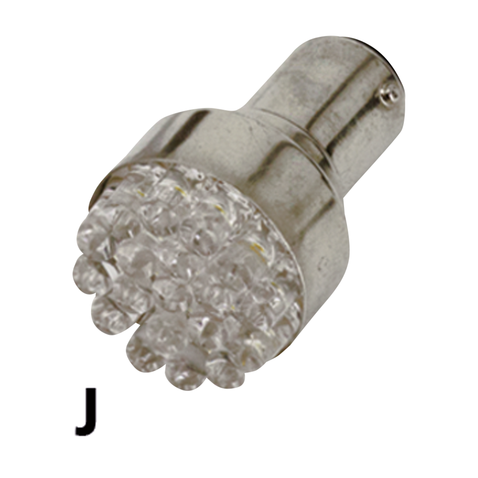 GZP DUAL CLUSTER 19 X LED BULB WHITE BAY