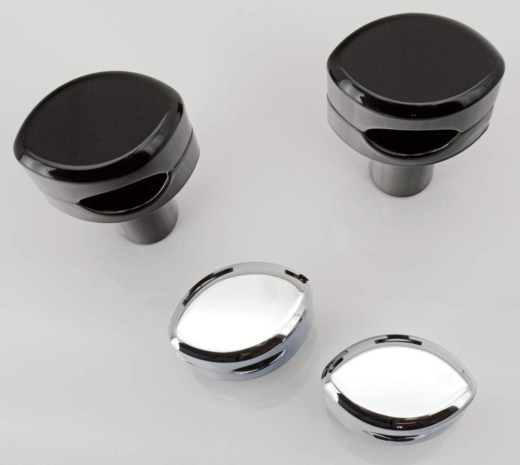 GZP Chr 1.67" Infinity risers 1" bars