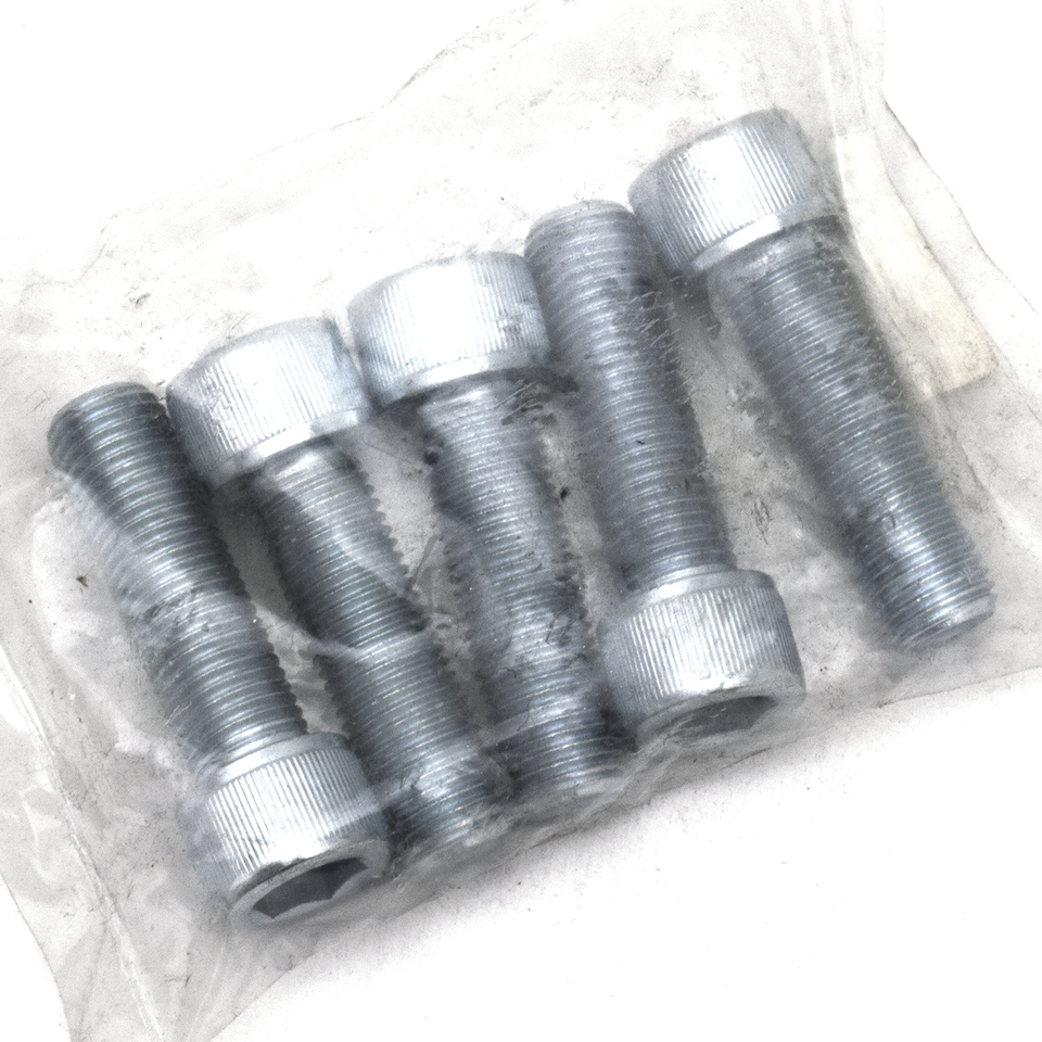GZP 5pck allen bolt 7/16-20x1-1/2" zinc