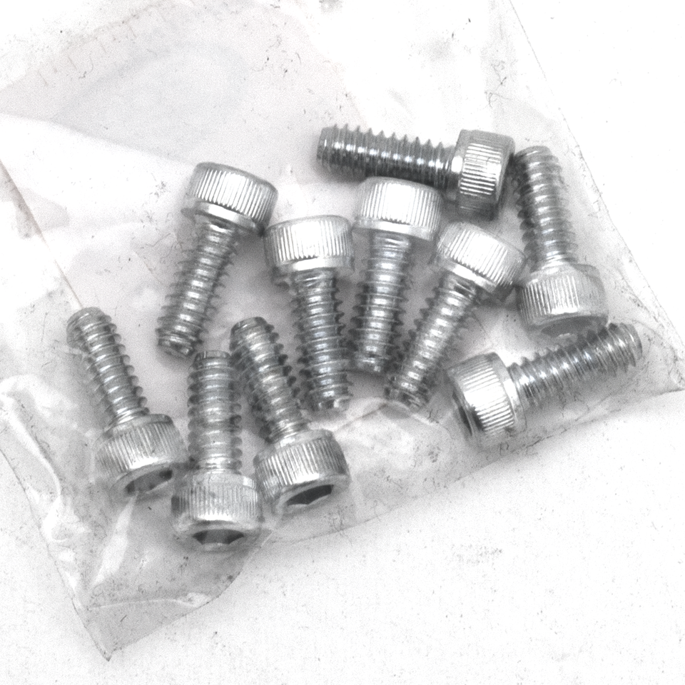 10pck allen bolt No. 10-24x1/2" UNC zinc