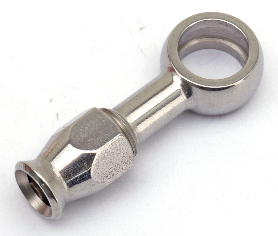 Brakeline banjo 7/16"/11mm eye chrome