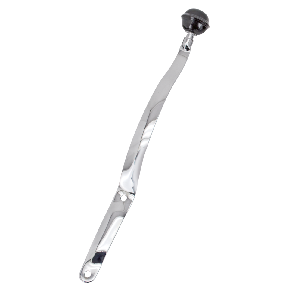 lever shifter chrome, with knob, all mod