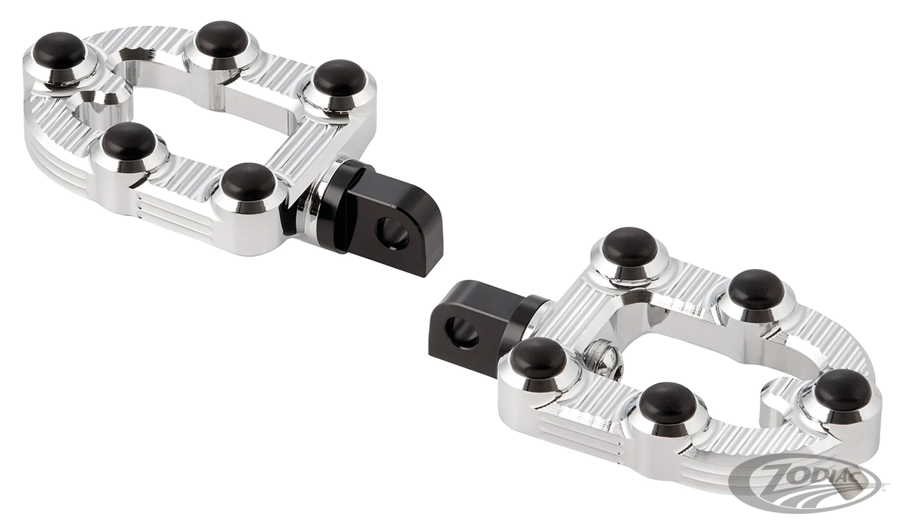Ness MX DR Foot Pegs Chrome ST18-Up