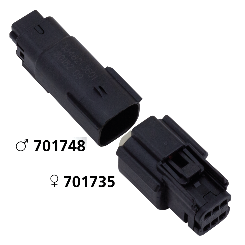 Molex 07Up 6-Position Male Black OEM7218