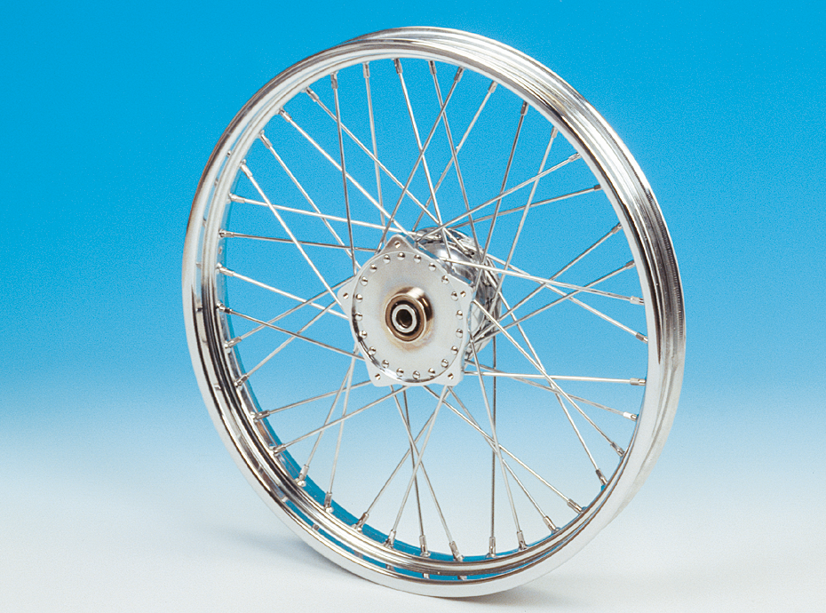 Cplt wheel 19" alu hub 74-77 chrome spk.