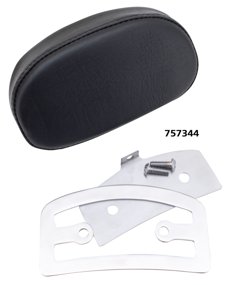 Smooth sissy bar pad,W=3.5" H=6.25"