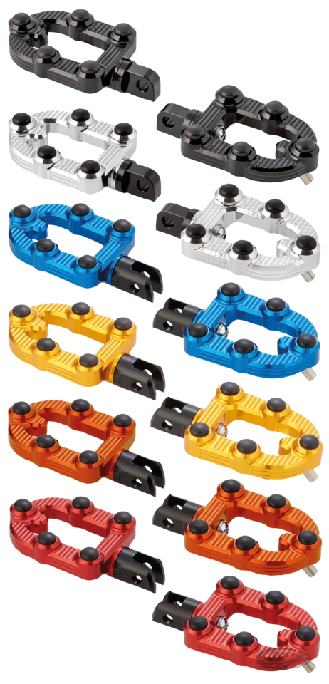 Ness MX Foot Pegs Black No Mounts