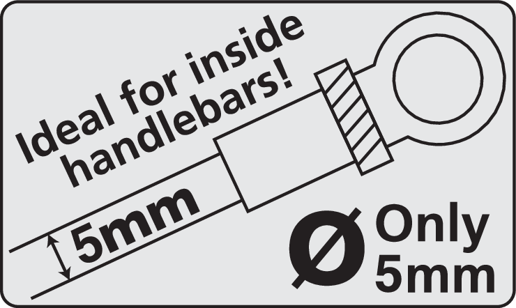 Inox Sniper 7/16" straight banjo