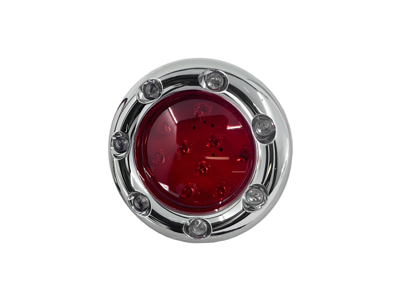 GZP Chr Duo led red lens deuce light