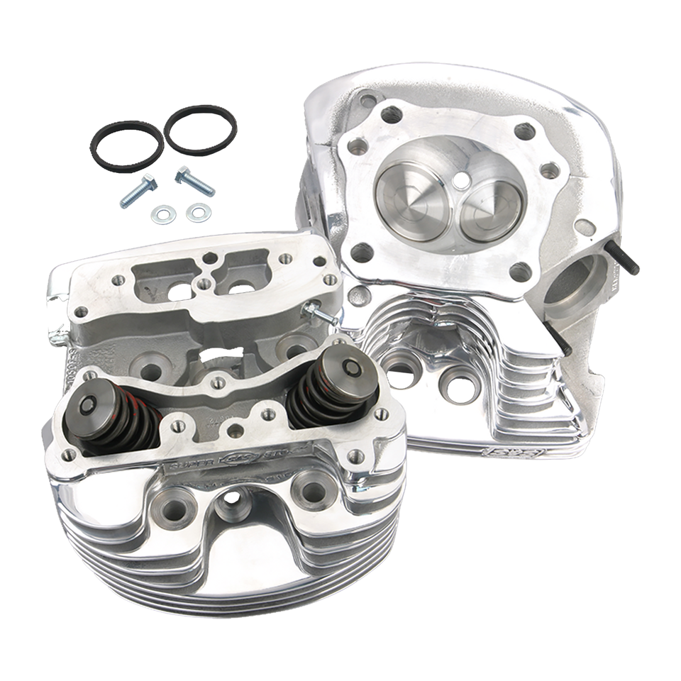 Head kit, cylinder, polished - stock pat