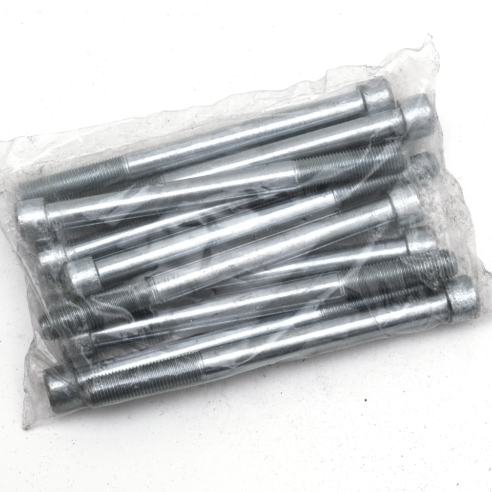 10pck allen bolt 3/8-24x4-1/2" UNF zinc