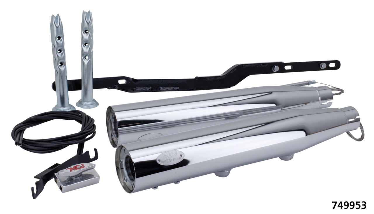 MCJ Royal Slip-Ons XL17-20 Chrome