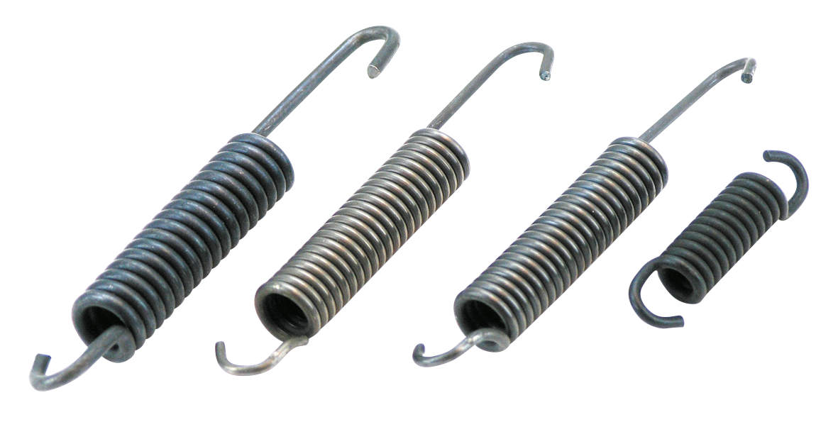 Brake shoe return spring, upper BT58-62