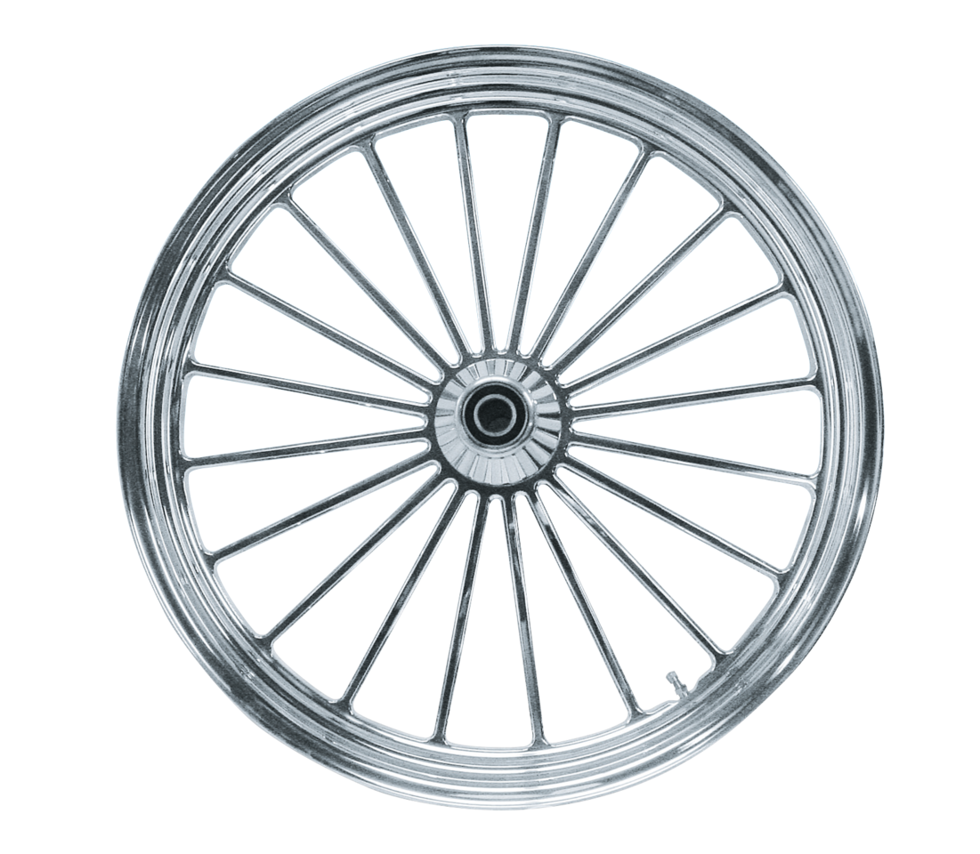 BLACK POWDER COATING Rick 1-piece wheel