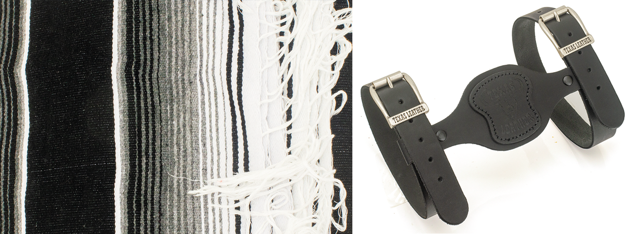 T-leather holder blk w/zpn755298 blanket