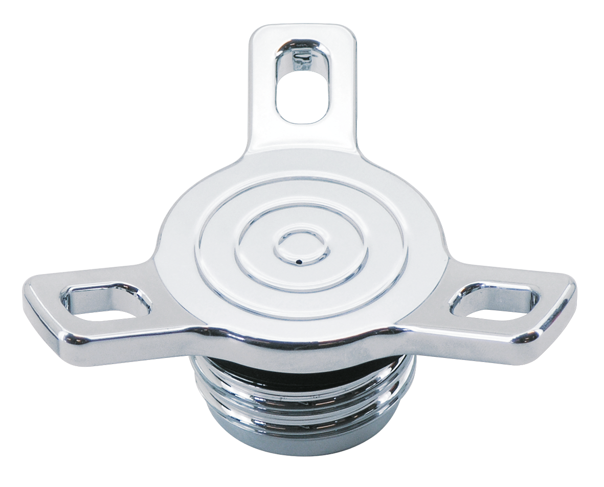 GZP Chr Spinner cap f/screw in bung styl