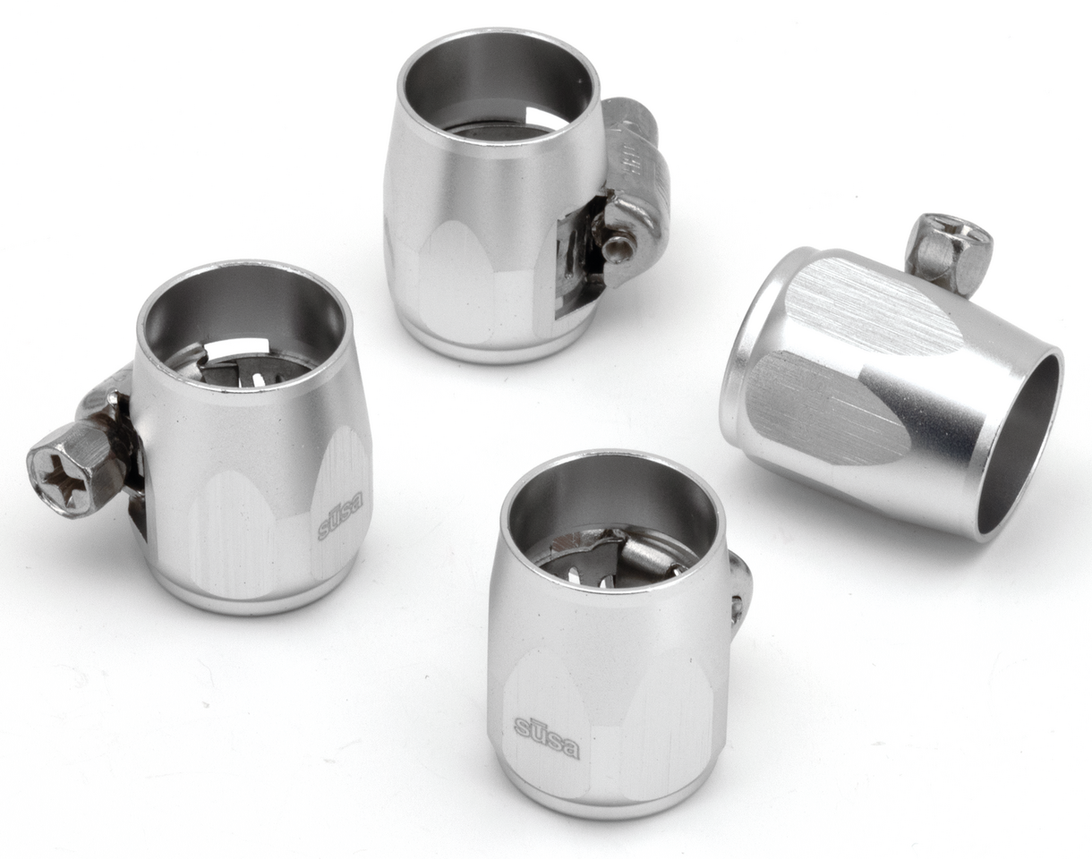 Jagg Hose End Finisher 3/8" Silver