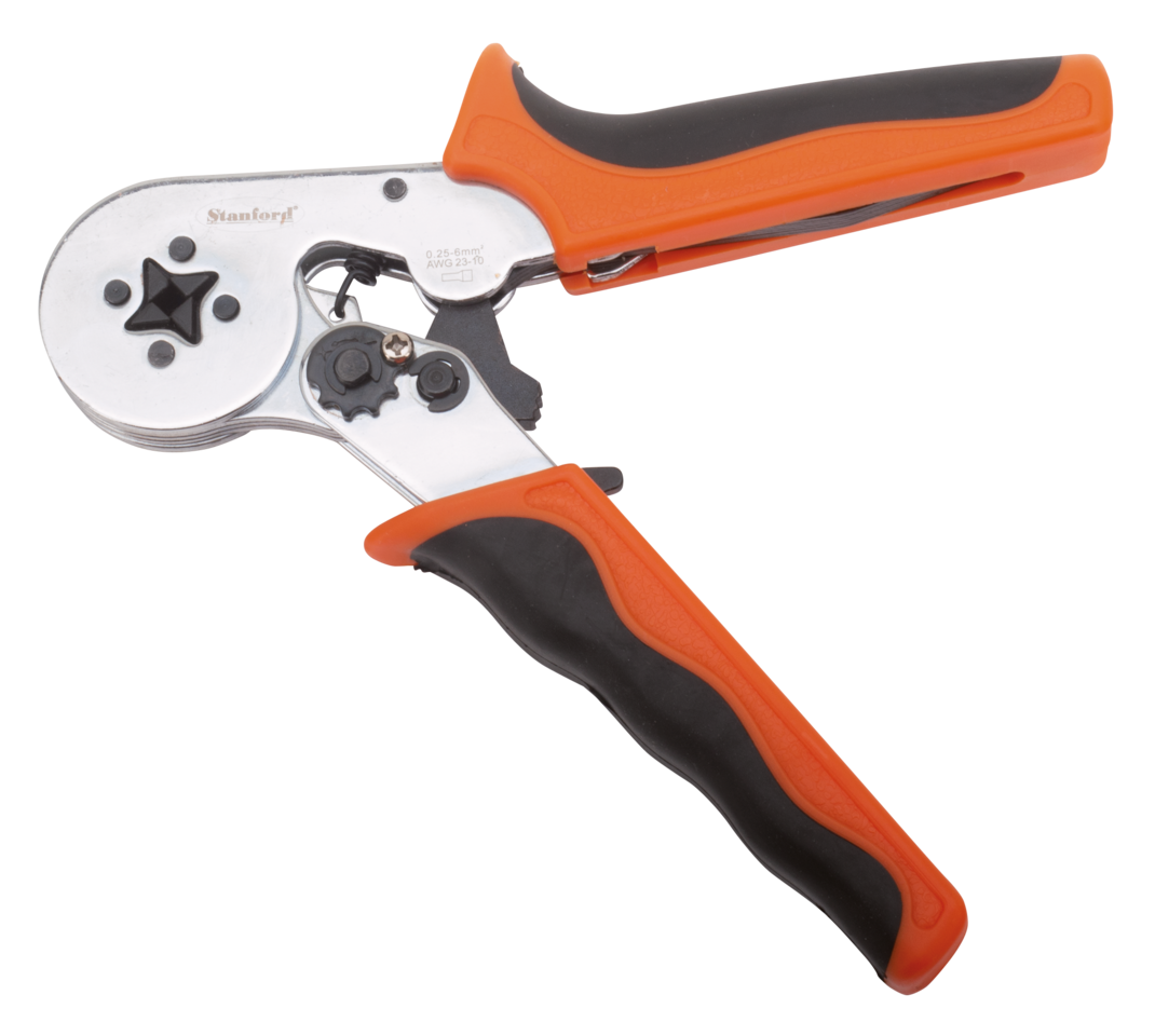 Ratchet crimping pliers f/Deutsch solid