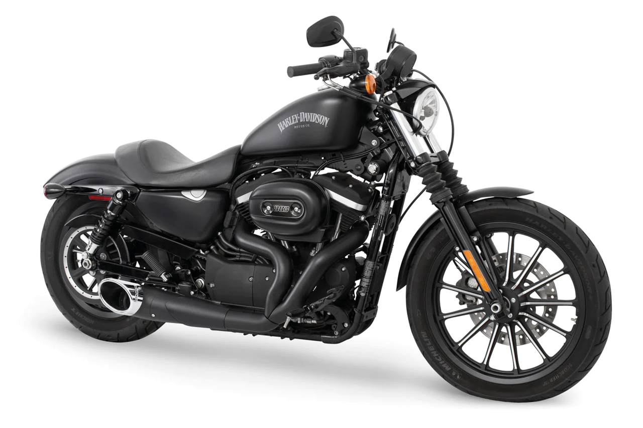 XL04-up TURNOUT 2-1 BK/CH (4.5")