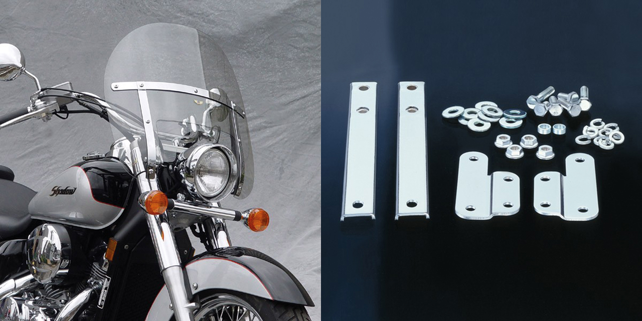 Chopped H-Duty kit clear FLST86-up