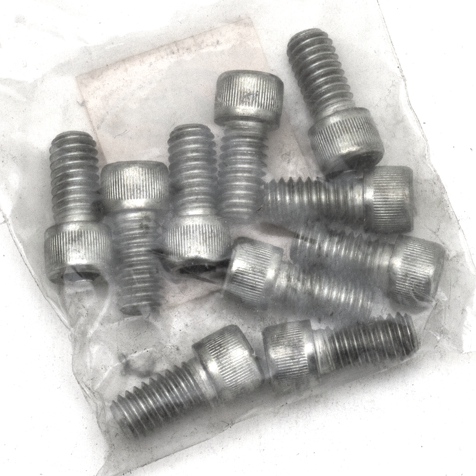 10pck allen bolt 5/16-18x5/8" UNC zinc