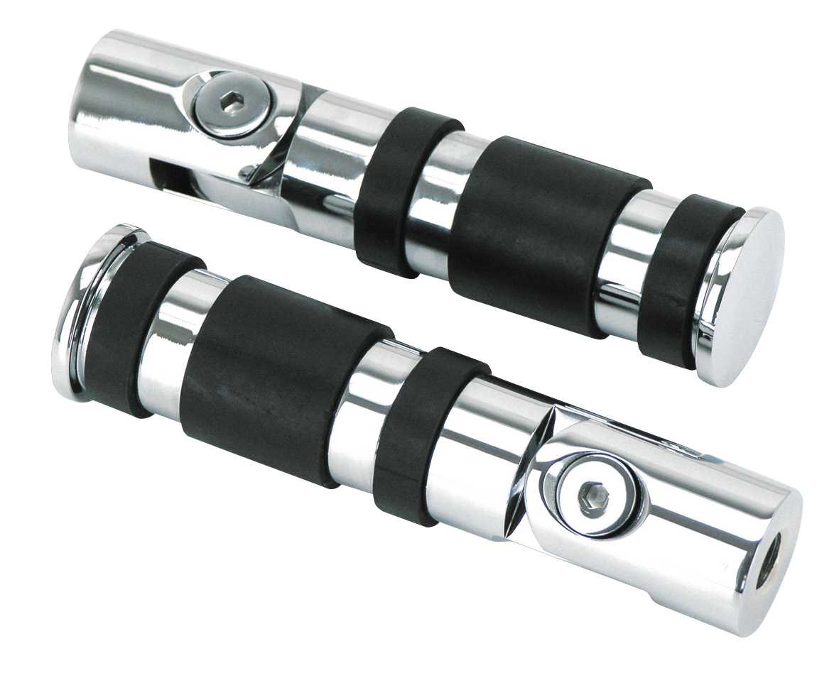 GZP Chrome folding billet passenger peg