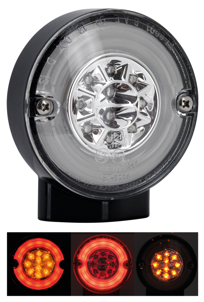 GZP HALO Blk turn/stop/tail LED clear le