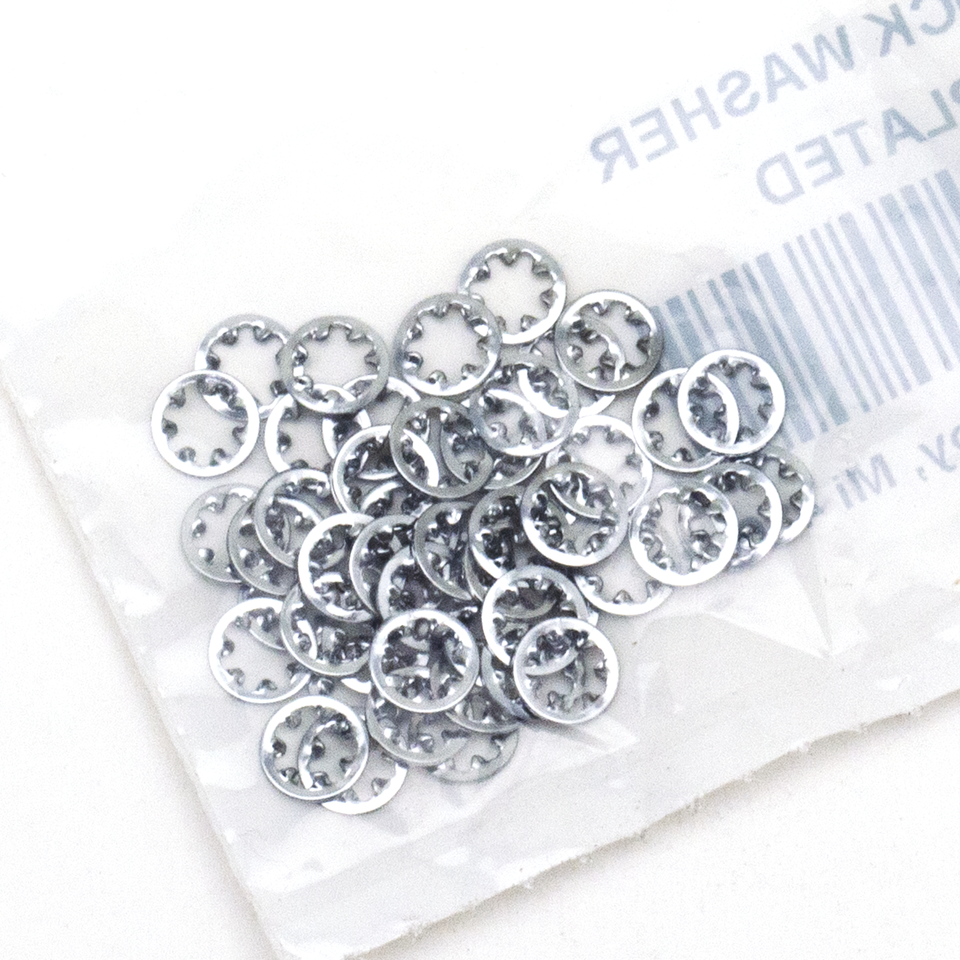 50pck Internal lockwashers 6mm