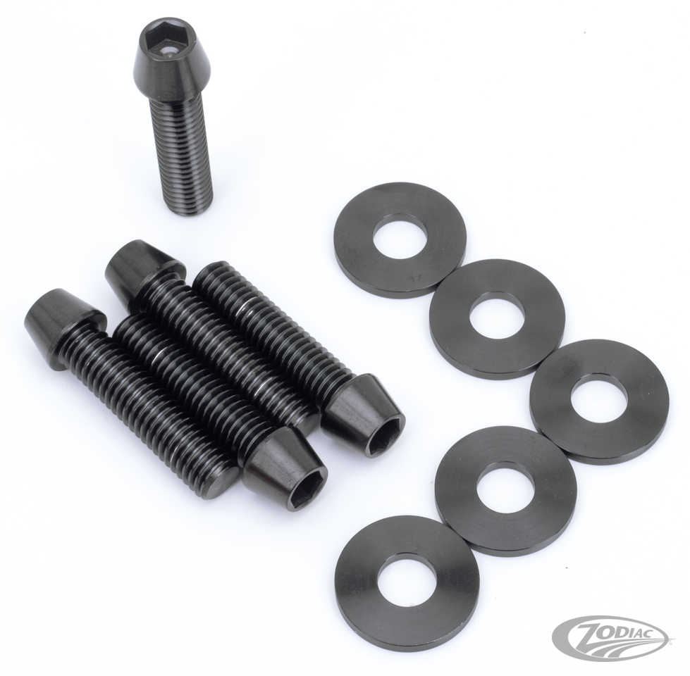 Titan Pulley Bolts Black BT93-99 XL91