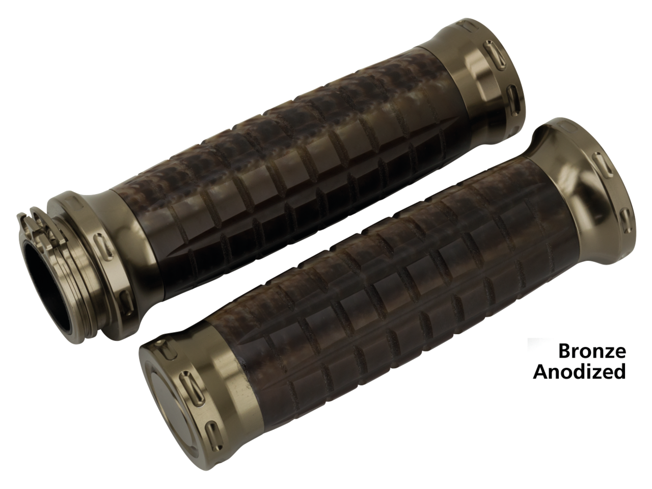 Grips set bronze anodized cable models