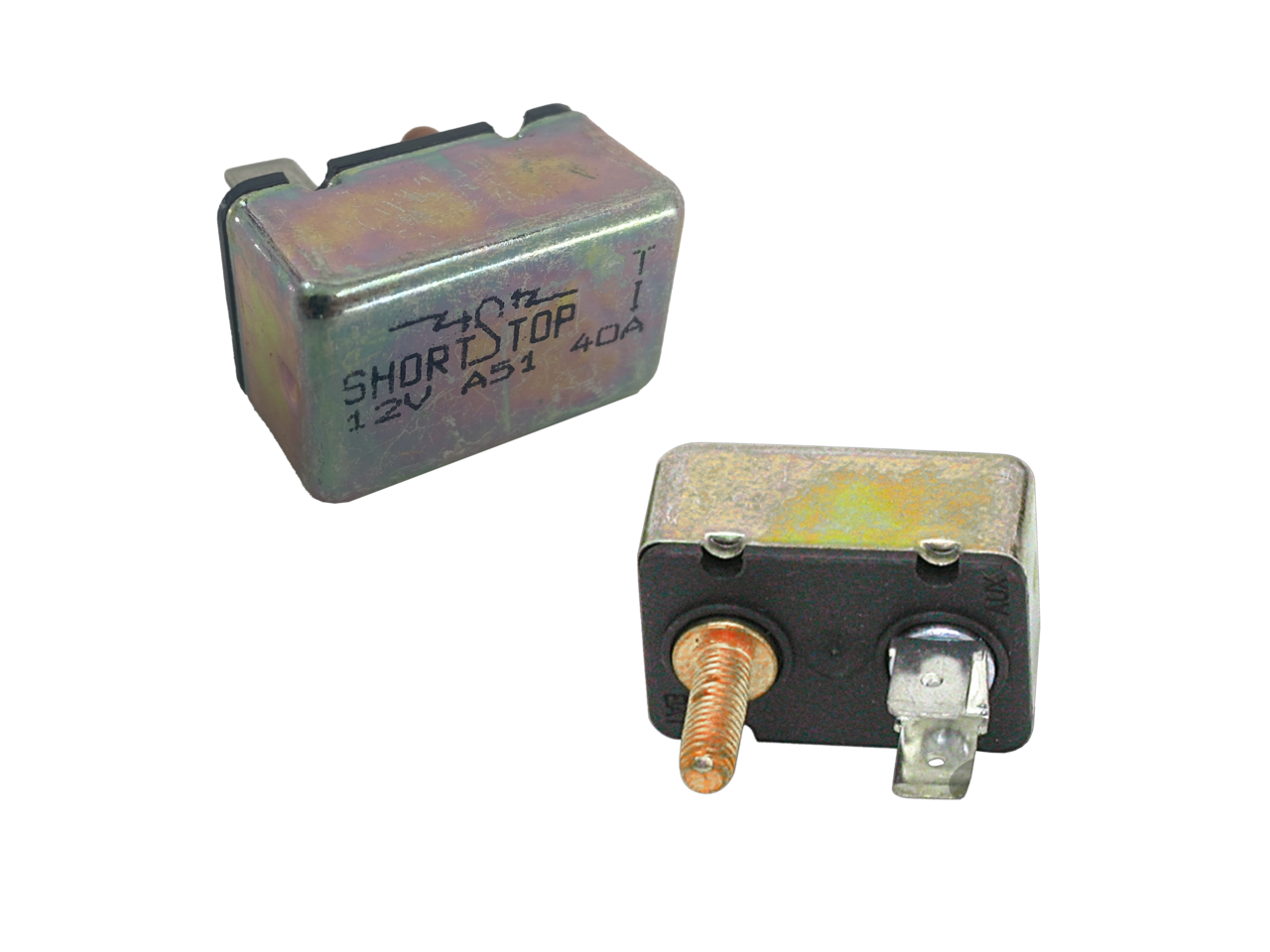 Dual output circuit breaker assy 40 Amp.