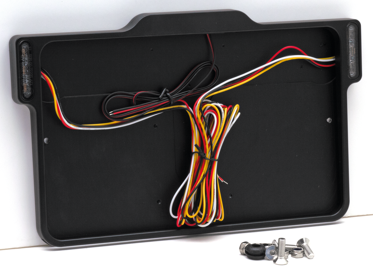 DMP 3-1 License Frame FR Matt Black